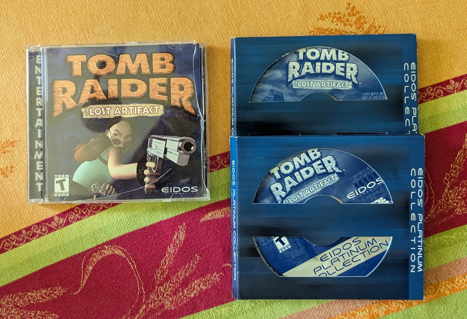 Tomb Raider PC CD/DVDs Vintage – Win 95 thru Win 7 – Lot of 8 EIDOS/Square CNIX