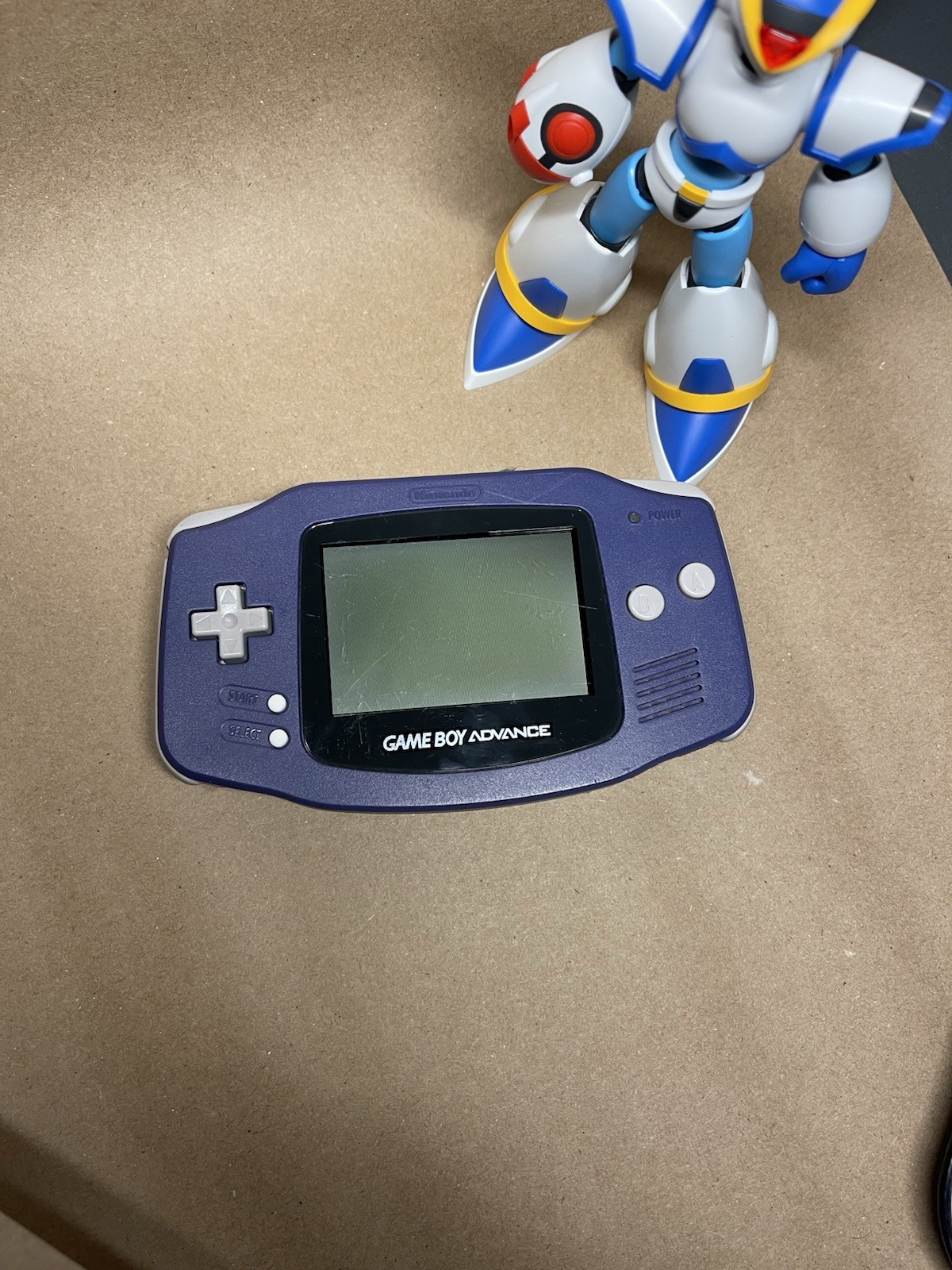 Nintendo Game Boy Advance AGB-001 Purple Handheld System, Battery Powered