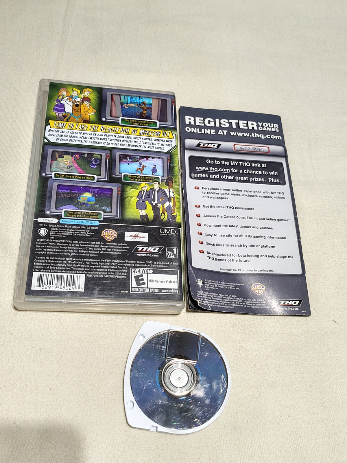 PSP Scooby-Doo! Who’s Watching Who – Complete Authentic Tested 😎🎮🔥