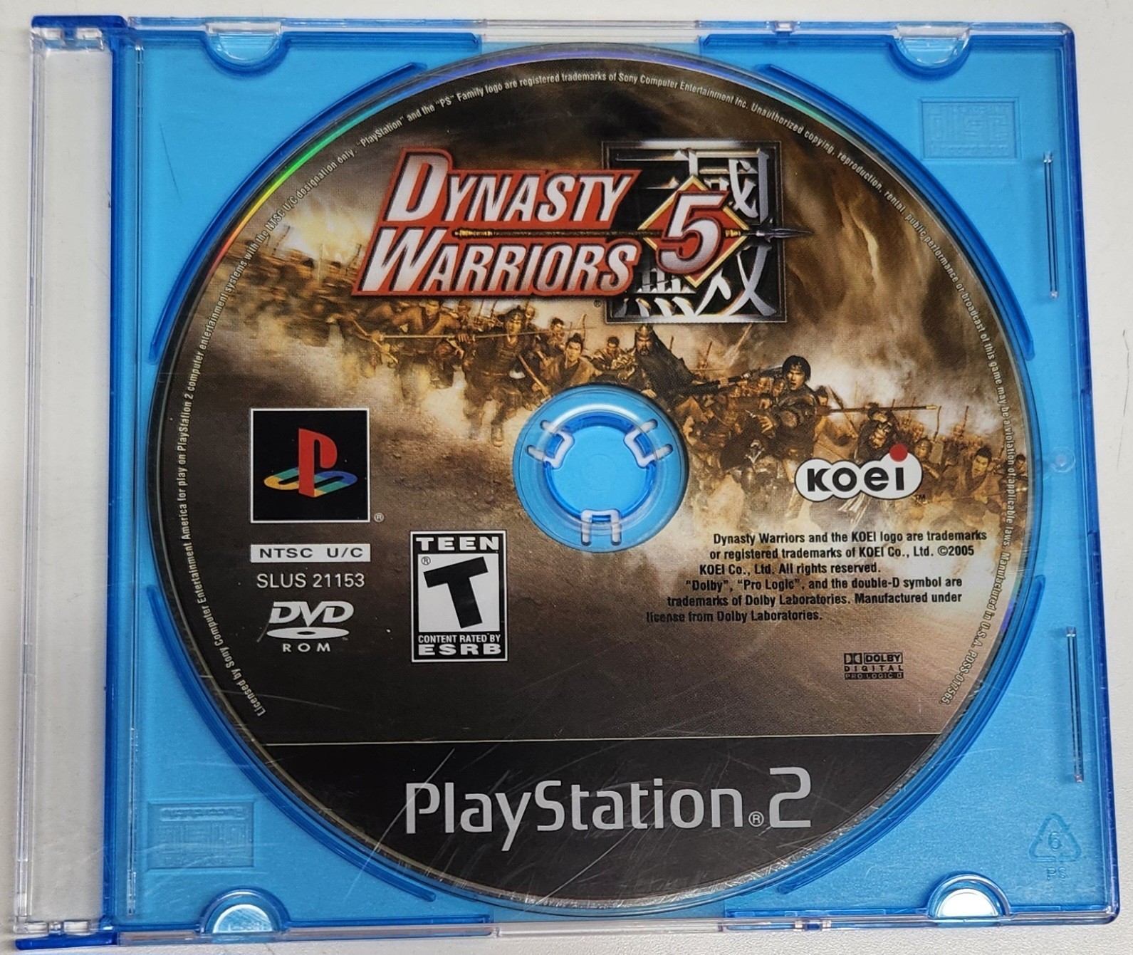 Dynasty Warriors 4 And Dynasty Warriors 5 Lot (Sony PlayStation 2) PS2