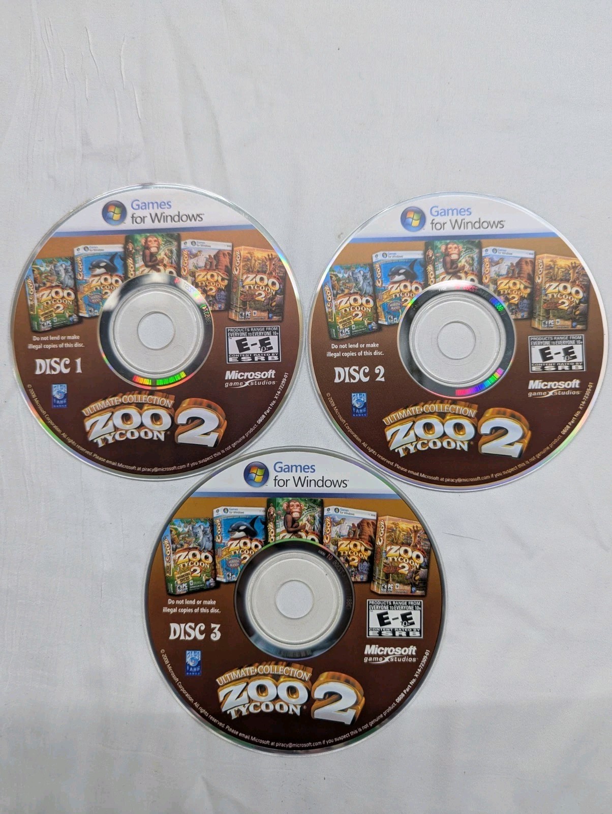 Zoo Tycoon 2 Ultimate Collection PC game (with sleave, case, 3 discs)