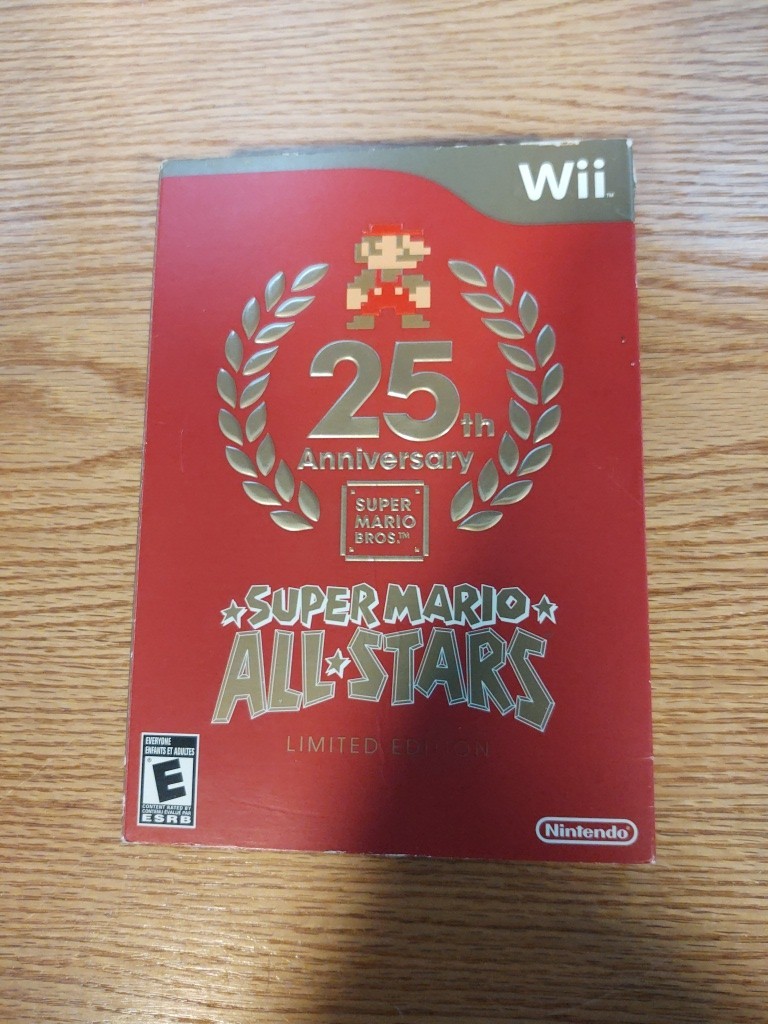 Super Mario All-Stars 25th Anniversary Limited Edition Wii Complete