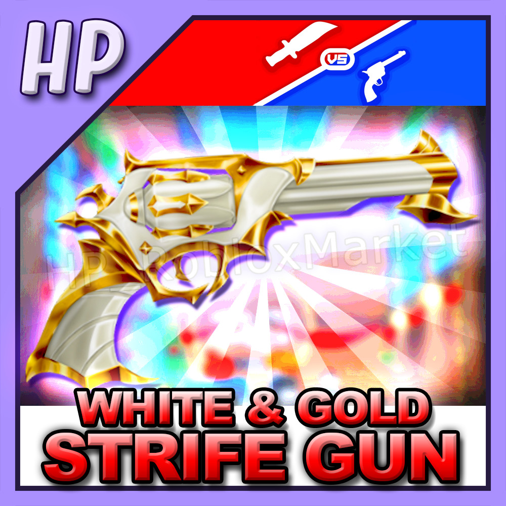WHITE & GOLD Strife Set | MVSD – Murderers vs Sheriffs Duels [⚡FAST DELIVERY⚡]