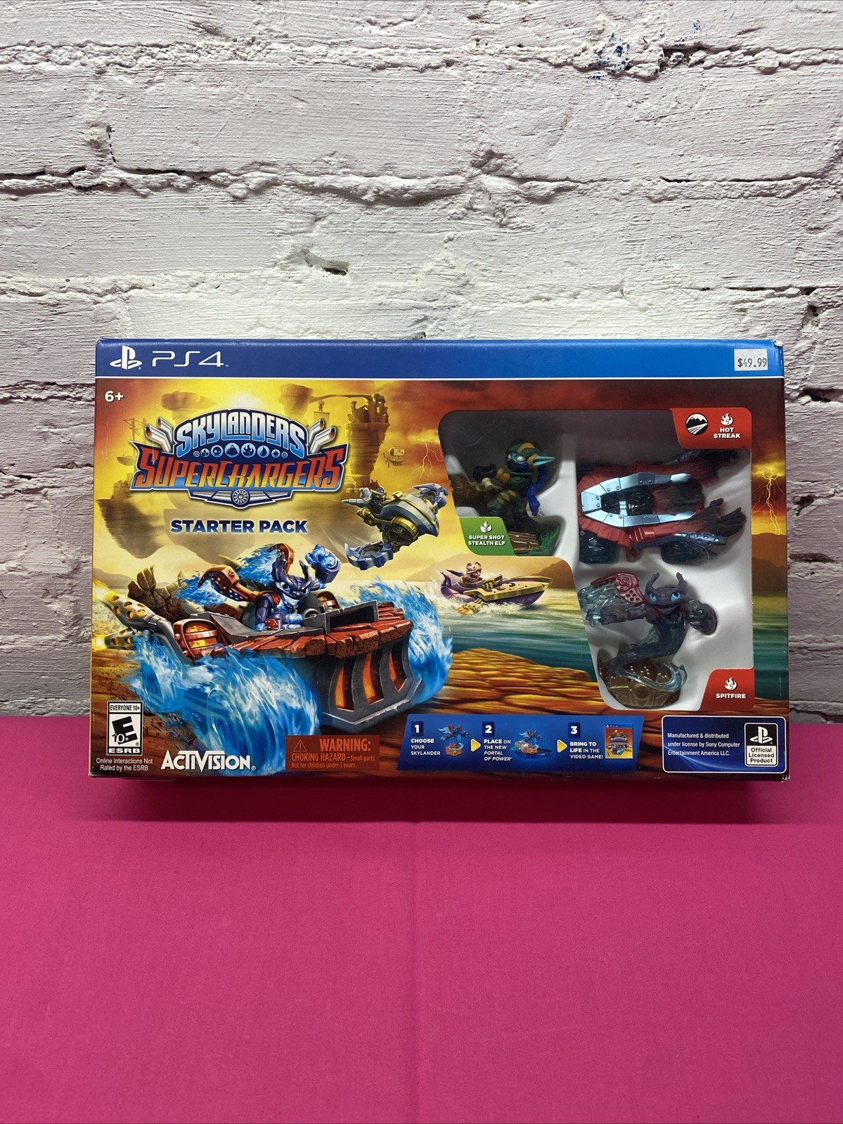 Activision Skylanders Superchargers PS4 Starter Pack Spitfire Stealth Elf