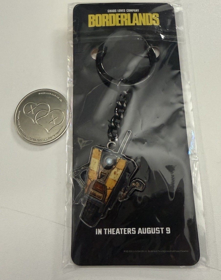 Borderlands Moxxi’s Coin Token SDCC 2024 And Keychain