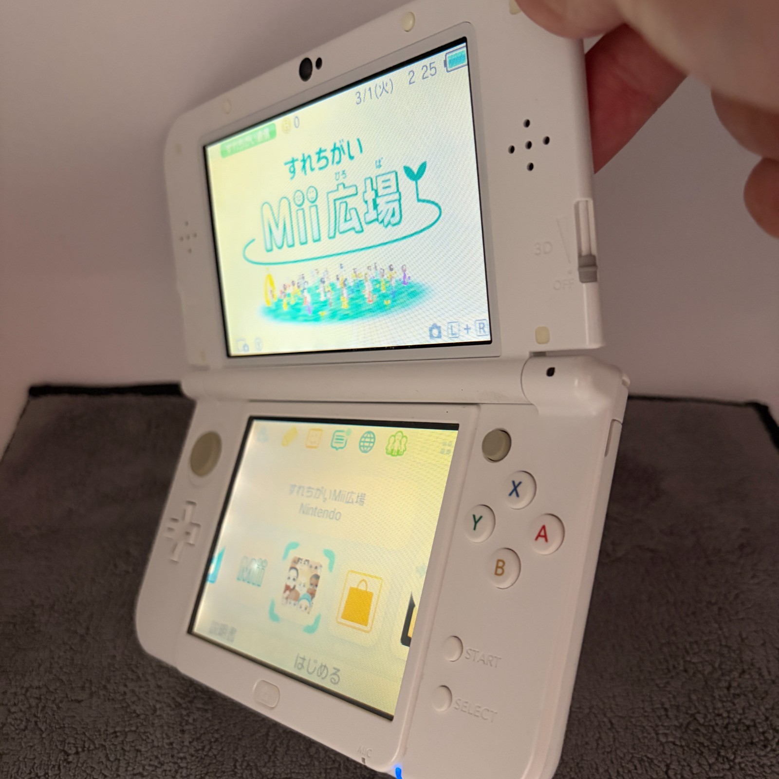 【Excellent5】Nintendo NEW 3DS LL XL Pearl White Game Console From Japan