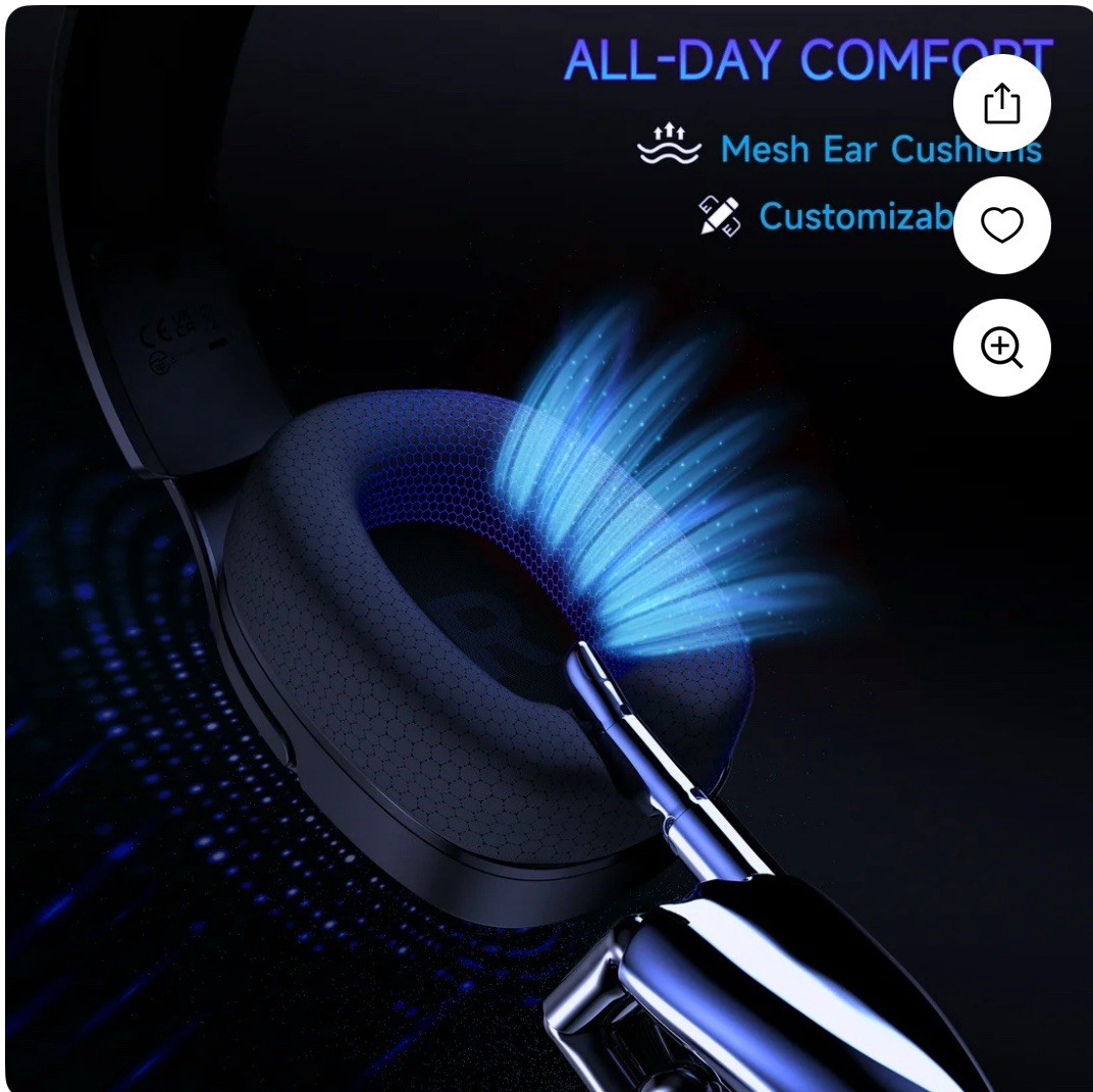 Ffn 2.4GHz Wireless Gaming Headset For Ps5/ps4,pc,switch’ Bluetooth 5.2