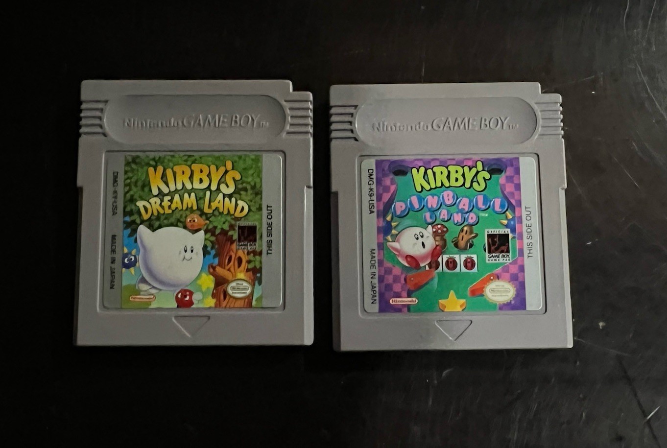 Kirby’s Dream Land & Pinball Land – Nintendo GameBoy – Tested & Working