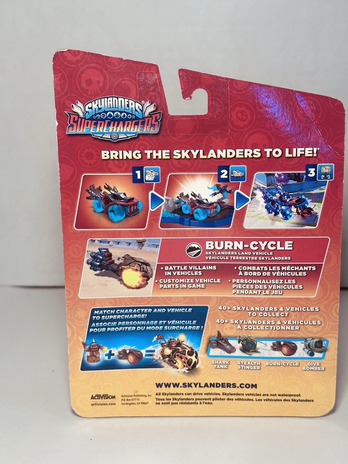 Skylanders SuperChargers: Vehicle Burn Cycle Character Pack (2015) Brand New