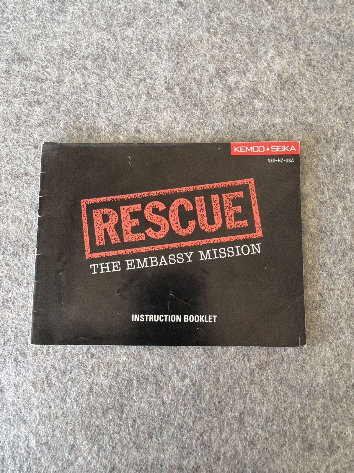Rescue the Embassy Mission (NES, 1990) – Instruction Manual / Booklet Only