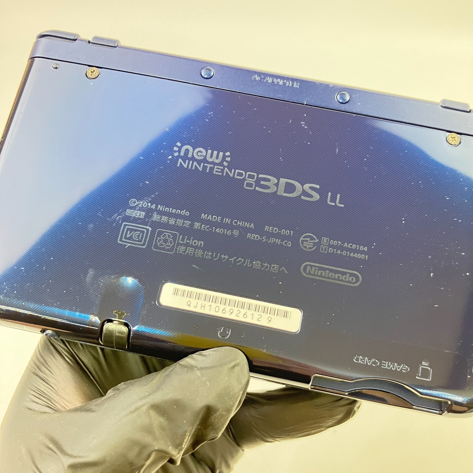 TOP IPS Nintendo new 3DS LL XL Metallic Blue Console Region Locked Japanese Only