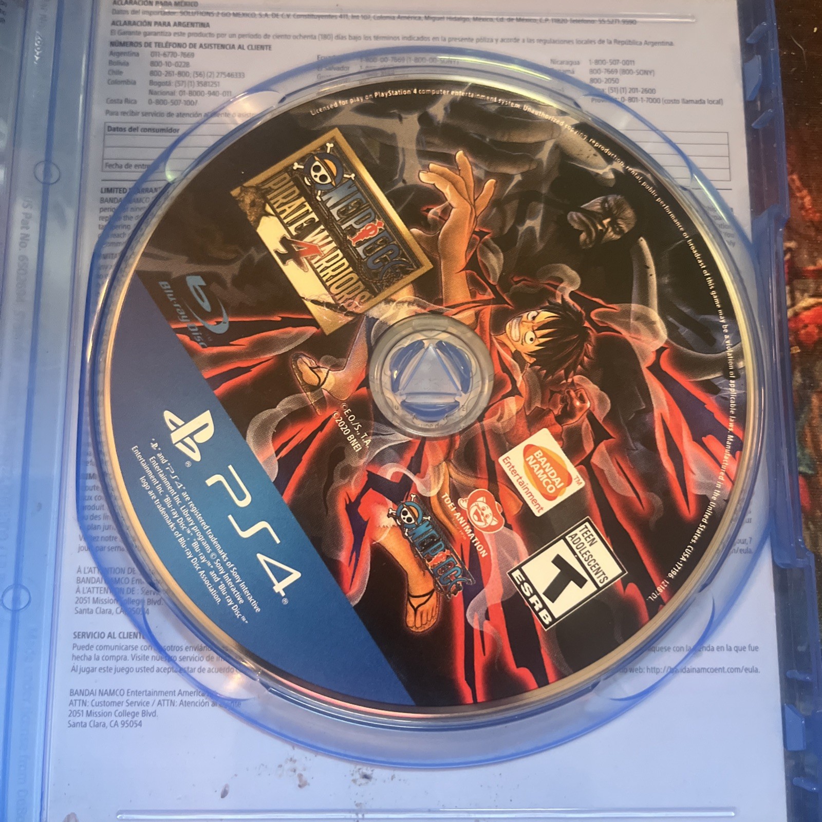 One Piece Pirate Warrior 4 – Sony Playstation 4 – Bandai Namco