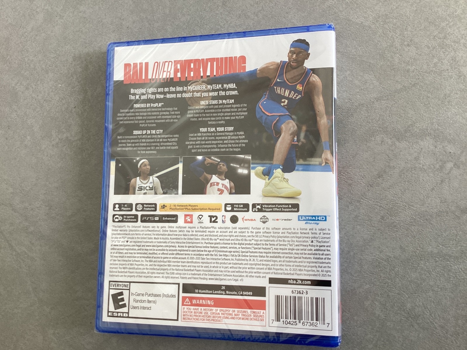 NBA 2K26 for PlayStation 5 Video Game-NEW/UNUSED/SEALED