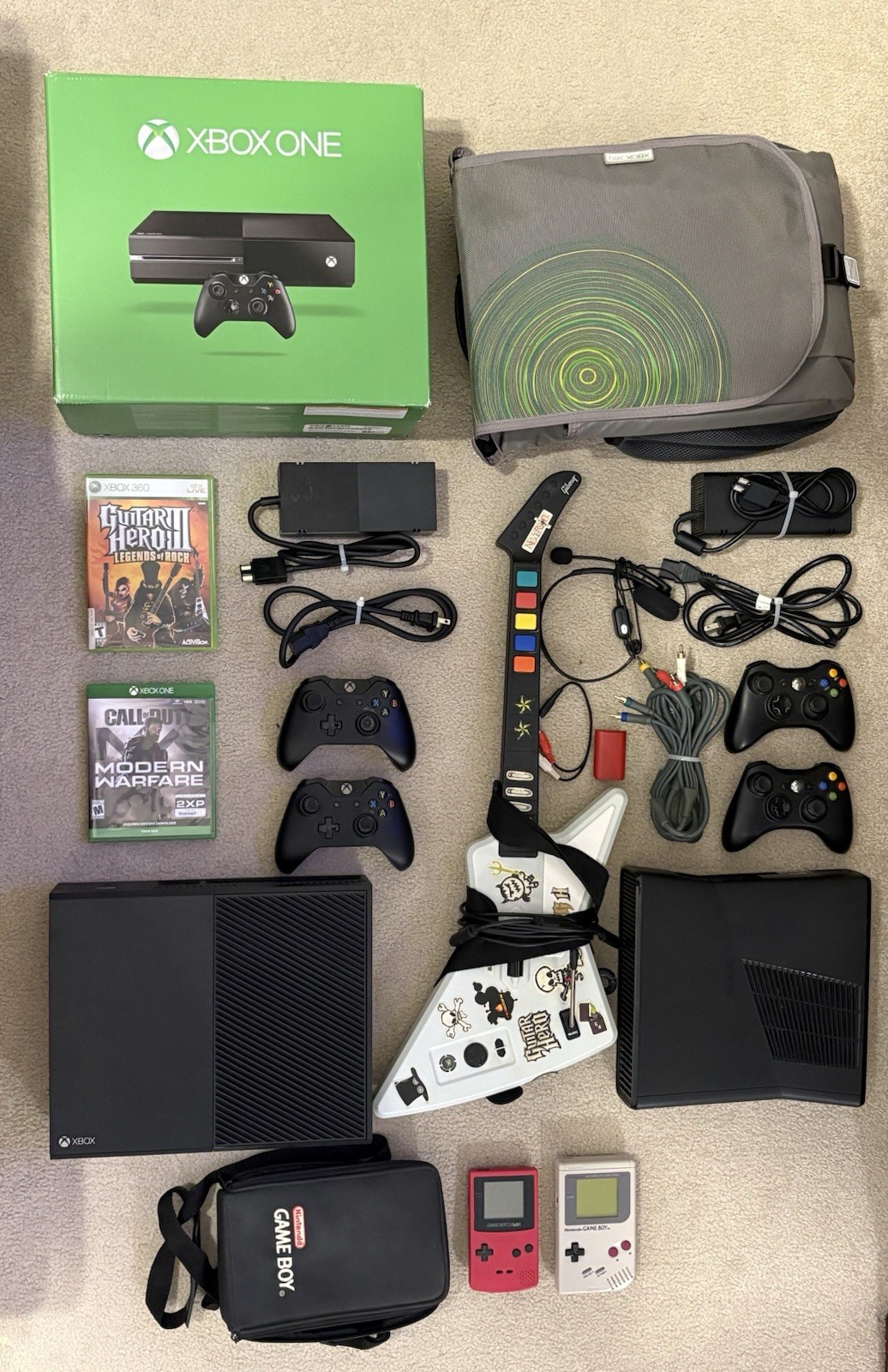 Xbox One 500G/Xbox 360 250G/Gameboy/Gameboy Color/WORKING COND./READ DESCRIPTION