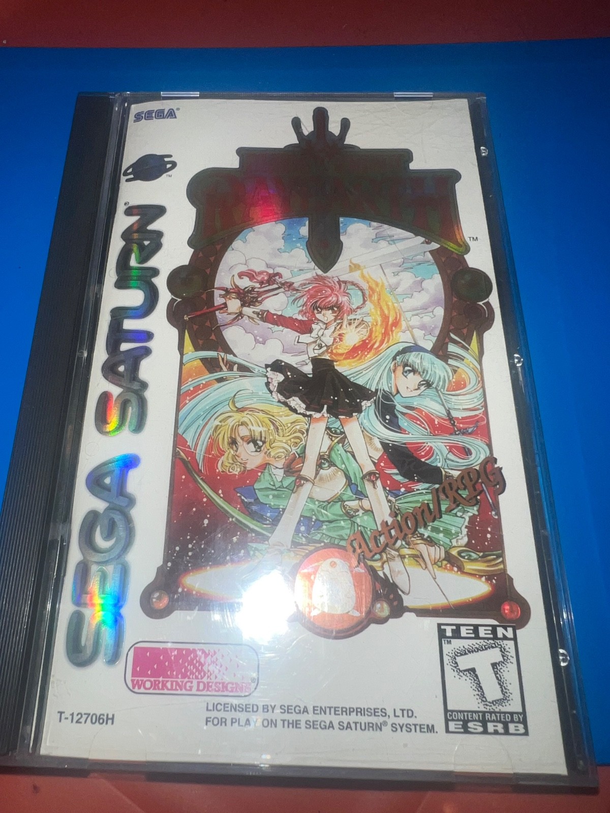 Magic Knight Rayearth for Sega Saturn! US Version in case with manual.