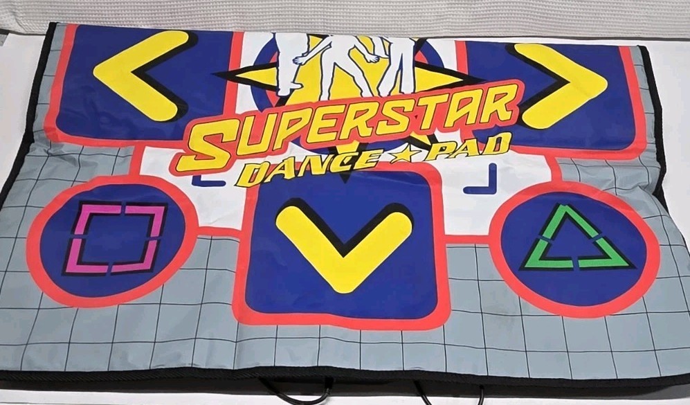 Superstar Dance Pad By Joytech For Playstation 2 Ps2 Wired DDR Pad