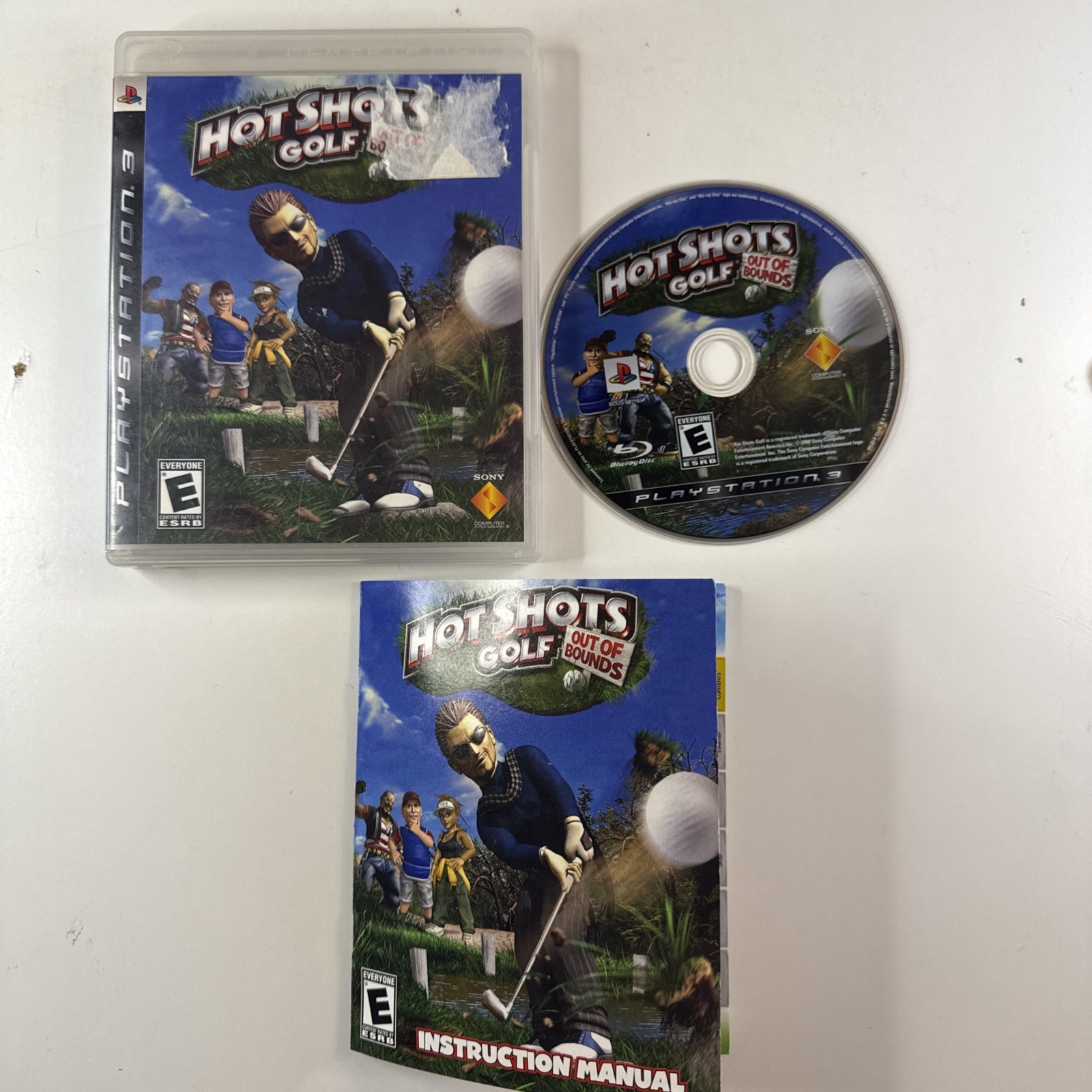 Hot Shots Golf: Out of Bounds (Sony PlayStation 3, 2008) Complete Tested