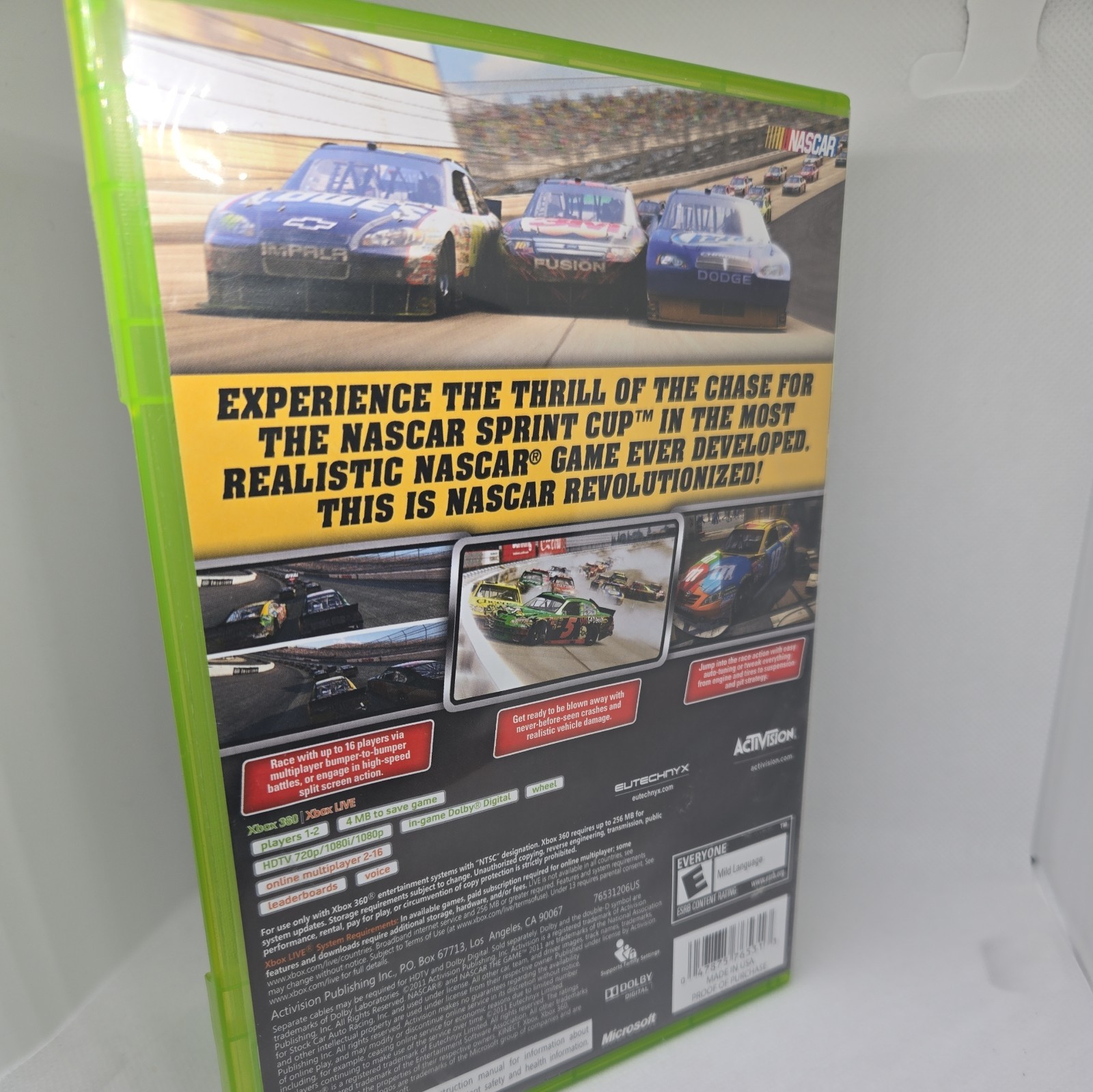 NASCAR The Game 2011 – Xbox 360 Game CIB