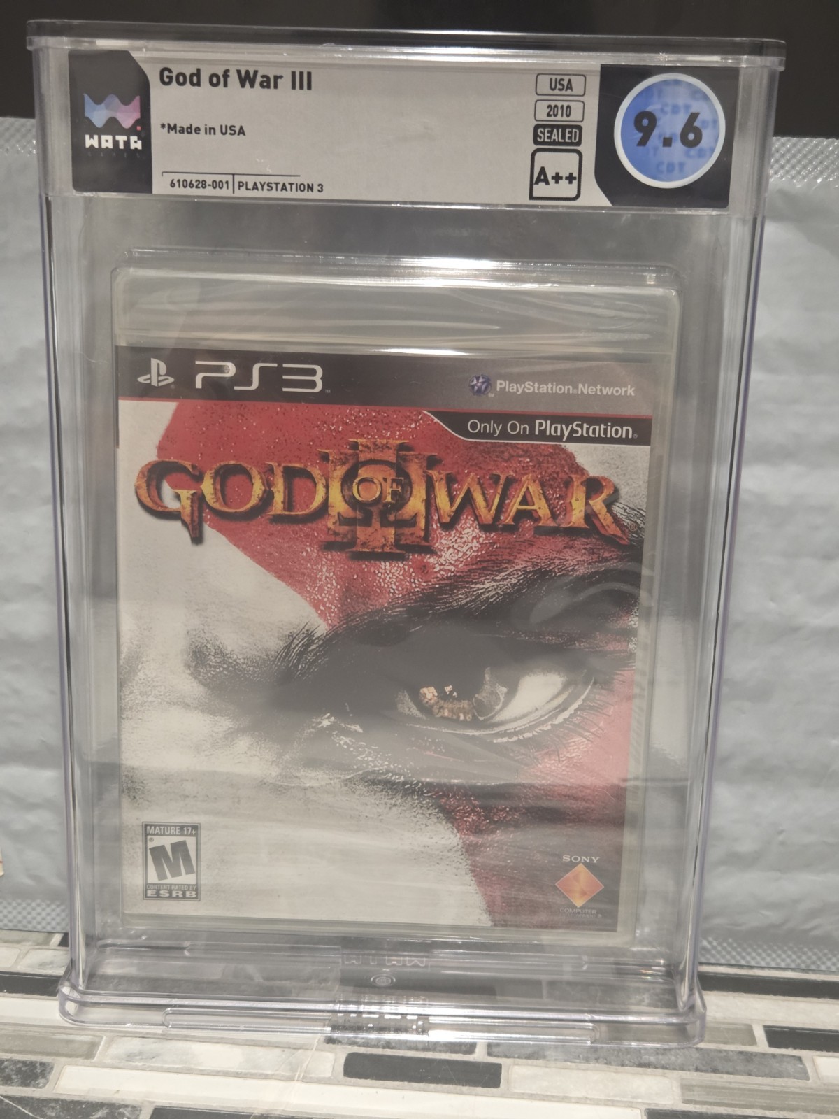 God of War III New/ Sealed Graded Wata 9.6 A++ PlayStation 3 PS3