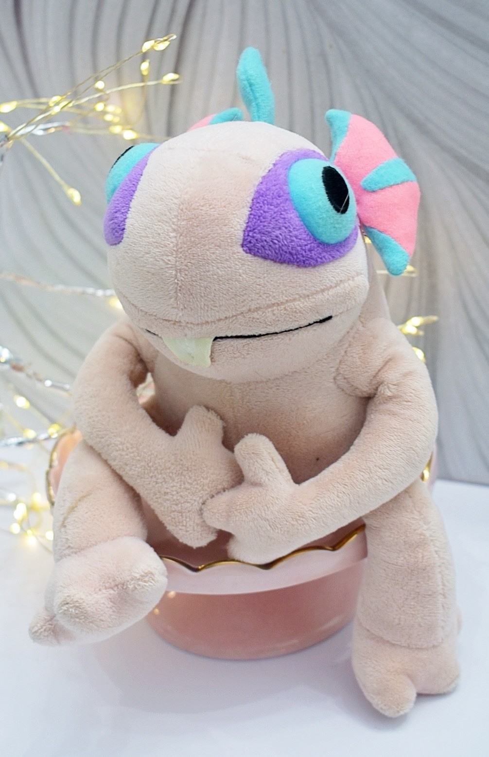 Murloc Plush lot Of 4 from World of Warcraft Blizzard Murky Gurky Lurky Murgle