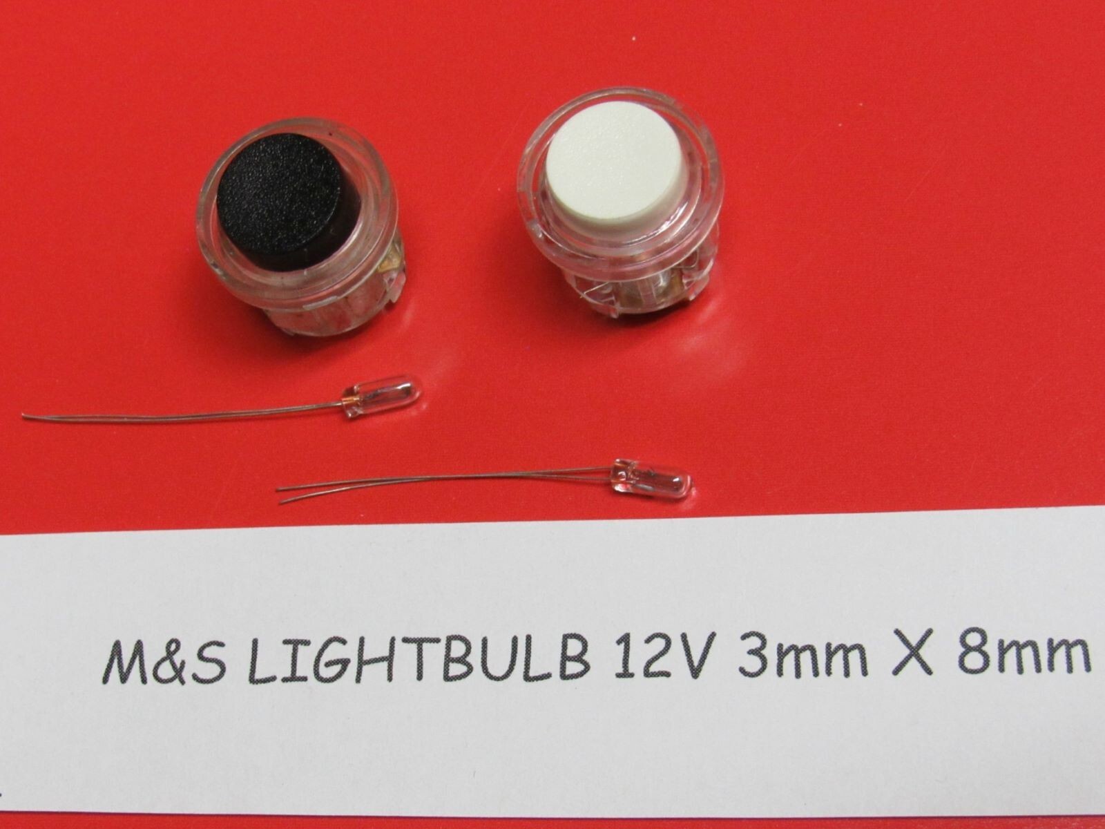 (10) M&S MC602 LIGHTBULBS 3X8mm Chime Button DMC Door Intercom BD3BN, D3BN, DS3B