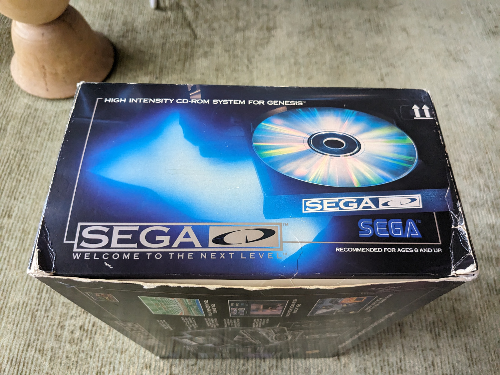 SEGA CD Front Loading Model 1 Console Core System CIB SEGA REFURBED FULLY TESTED