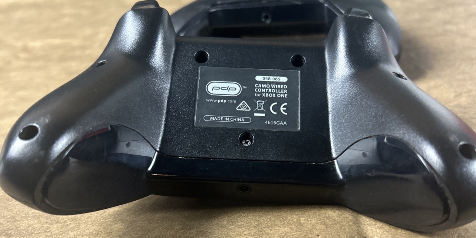 2 PDP WIRED CONTROLLER XBOX ONE 048-065+ 1 1518810-01 ENHANCED (UNTESTED)
