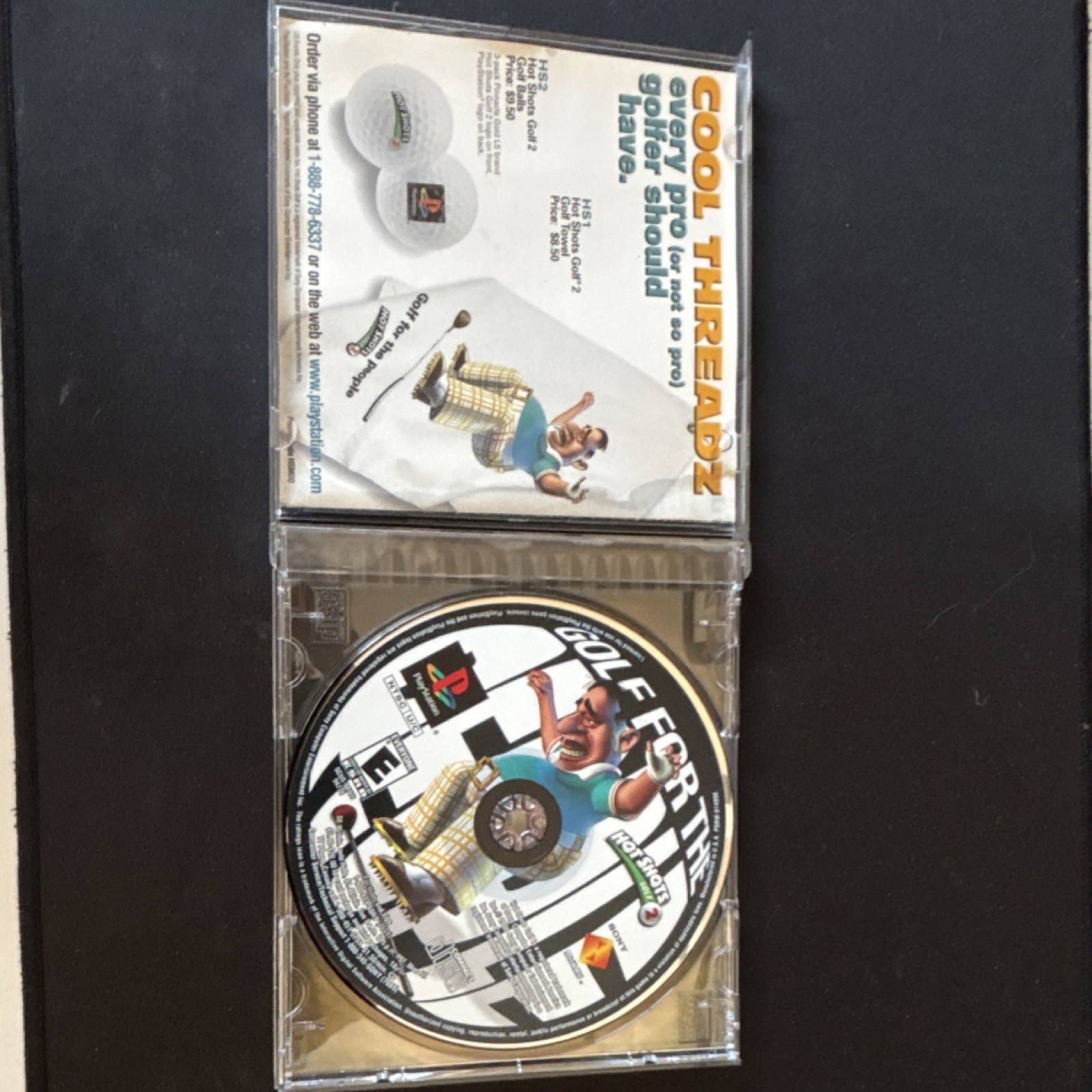 Sony Hot Shots Golf 2 PlayStation 1 2000 Multiplayer Manual Included