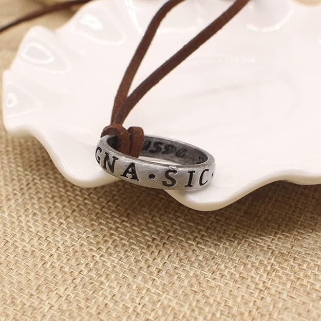 Uncharted Nathan Drake’S Ring with Necklace Strap from Collector’S Edition