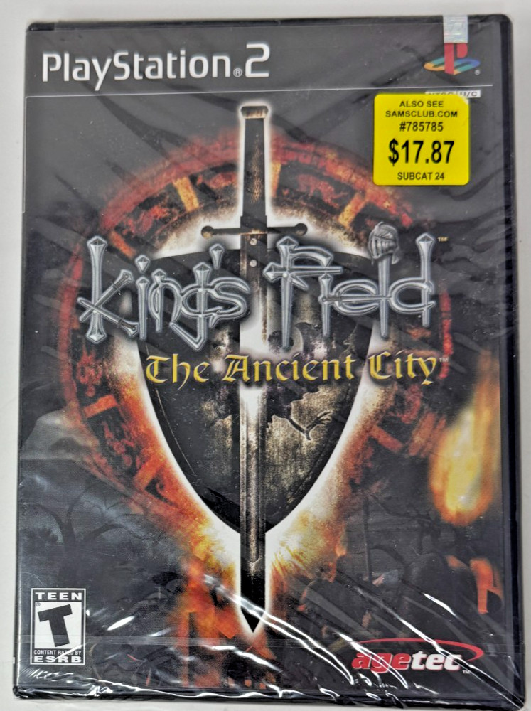 King’s Field: The Ancient City (Sony PlayStation 2, 2002) SEALED see notes (A85)