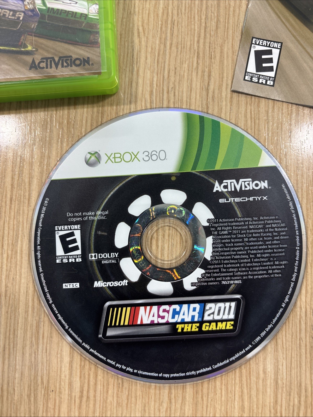 NASCAR The Game 2011 (Microsoft Xbox 360, 2011) Complete CIB Tested