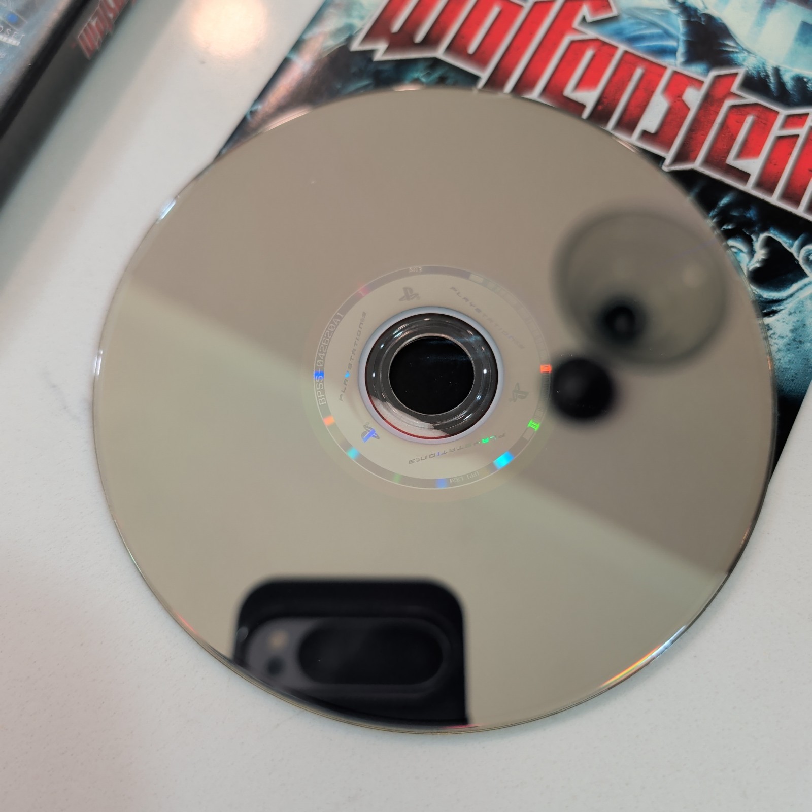 Wolfenstein (Sony PlayStation 3, 2009) w/ Manual – Wavy Artwork – Tested