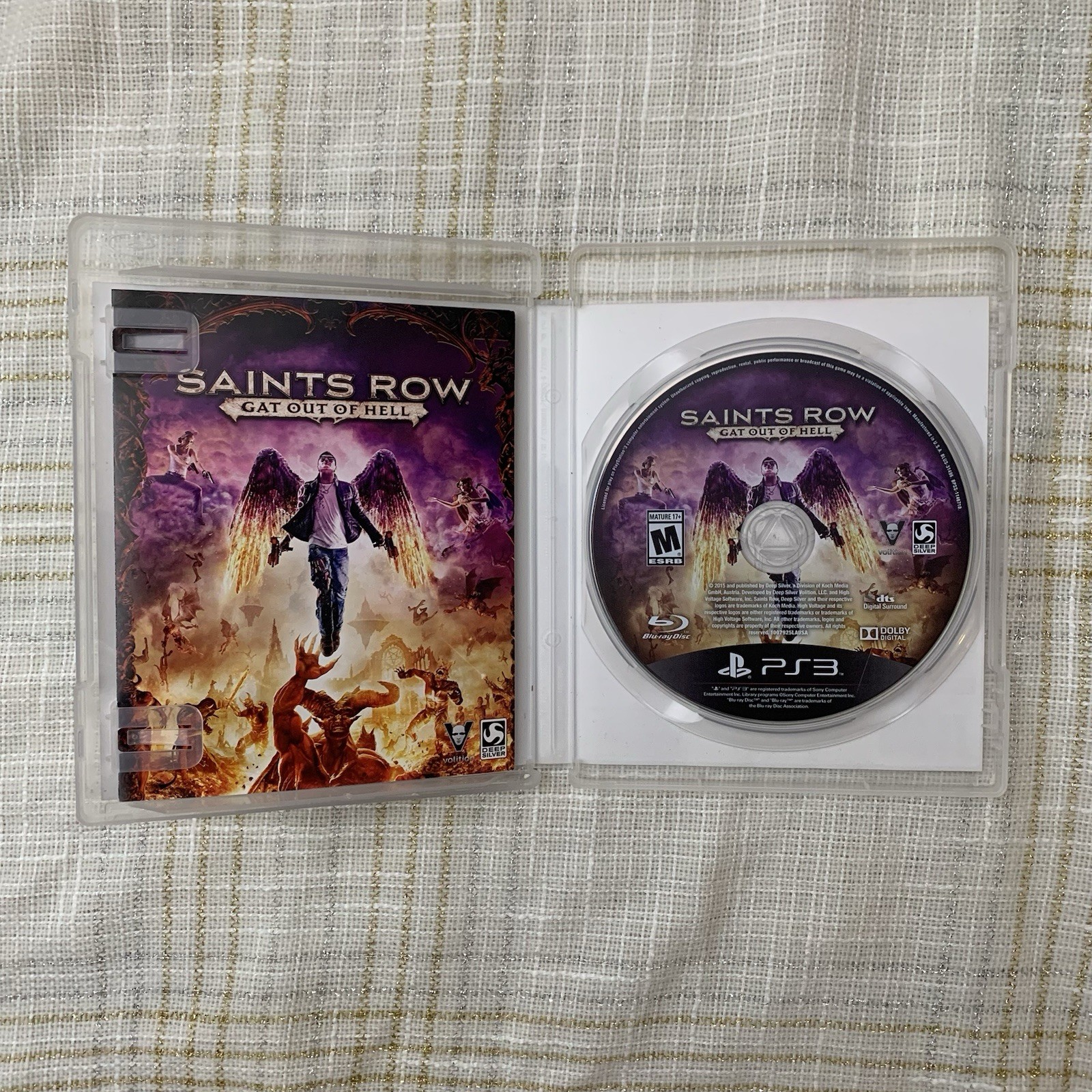 Saints Row Gat Out Of Hell First Edition PlayStation 3 PS3 2015 Deep Silver