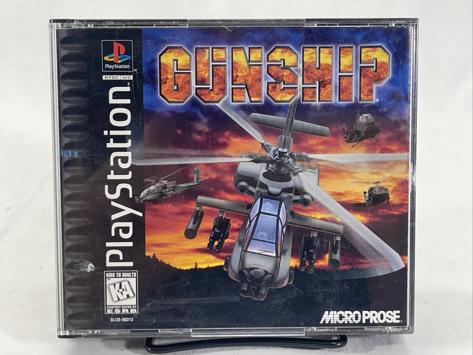 Gunship (Sony PlayStation 1, 1996) PS1 Complete W/ Manual Reg. Card