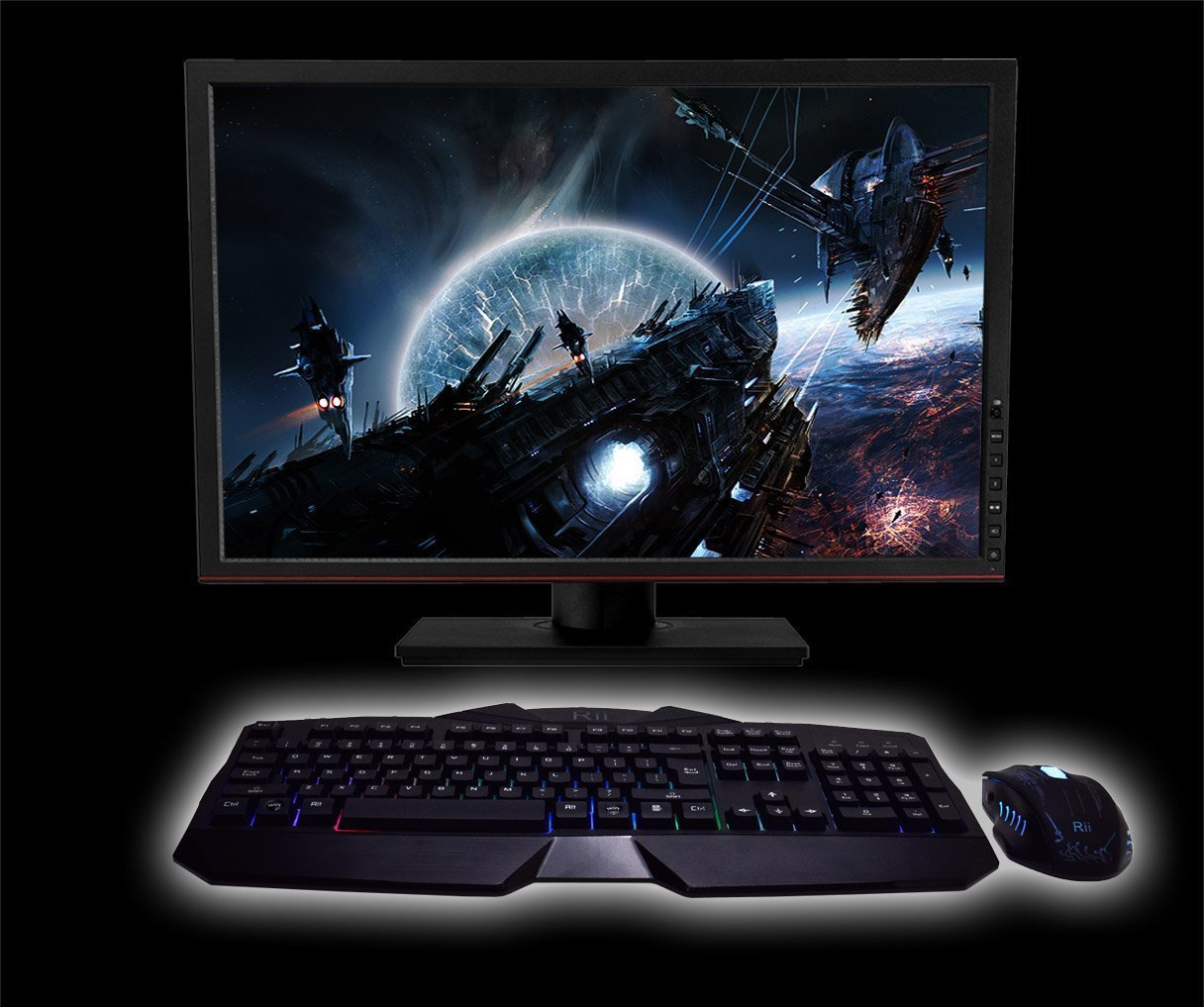 Brand New Rii RM400 Gaming Keyboard & Mouse Combo Set for PC/MAC