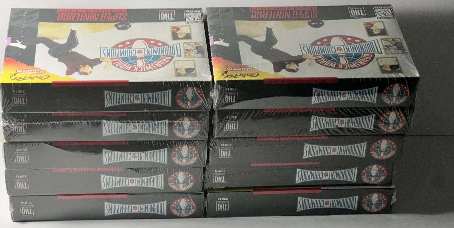 Lot of 10 New Brunswick World Tournament of Champions Snes Factory Sealed
