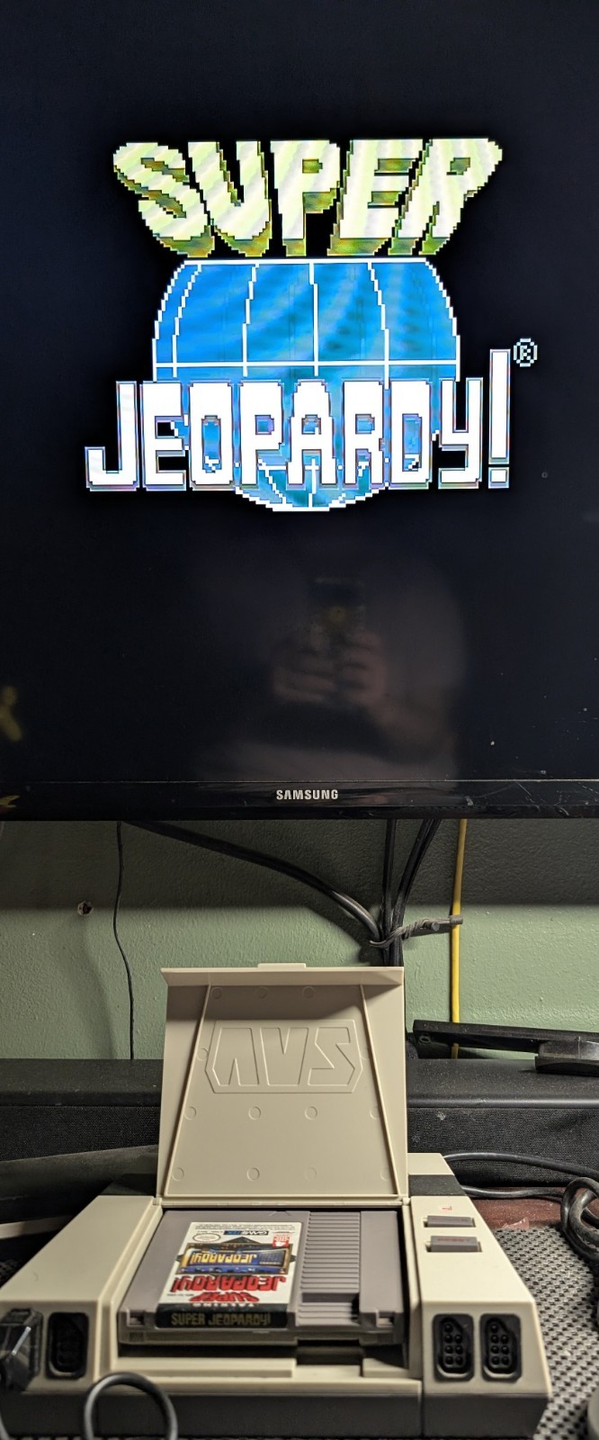 Talking Super Jeopardy Nintendo Entertainment System NES Cleaned & Tested Works