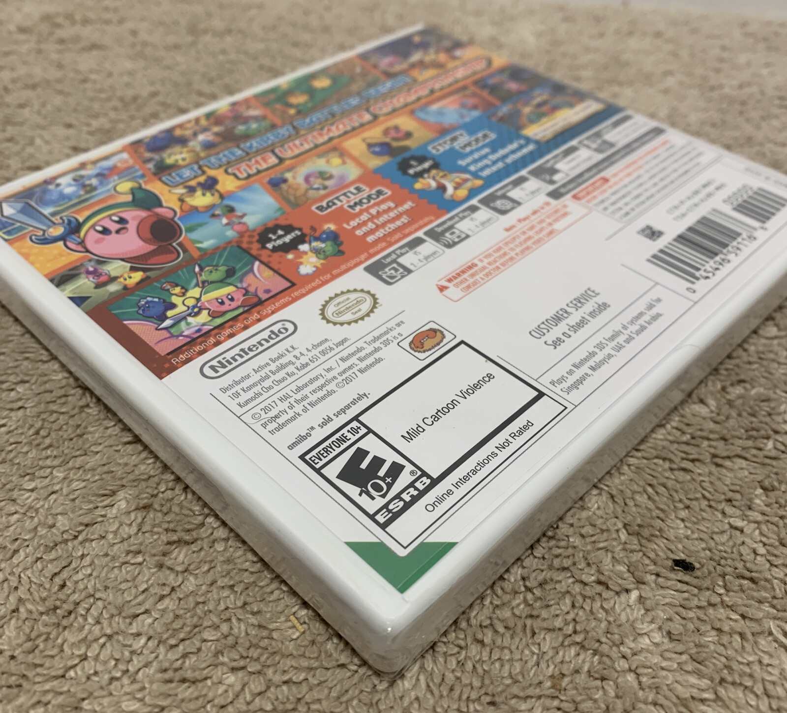 Kirby Battle Royale 3DS SEALED Only For UAE, Saudi Arabia, Malaysia, Singapore
