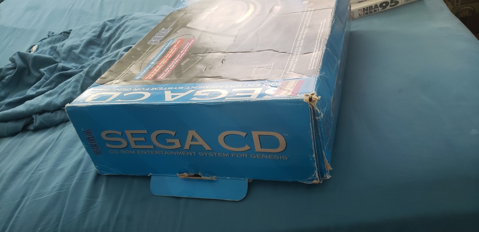 Sega Genesis Console With Box Sega Cd Console NBA JAM Game