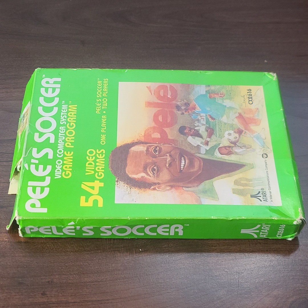 Pele’s Soccer Atari 2600 Game and Box Only No Manual Tested Working