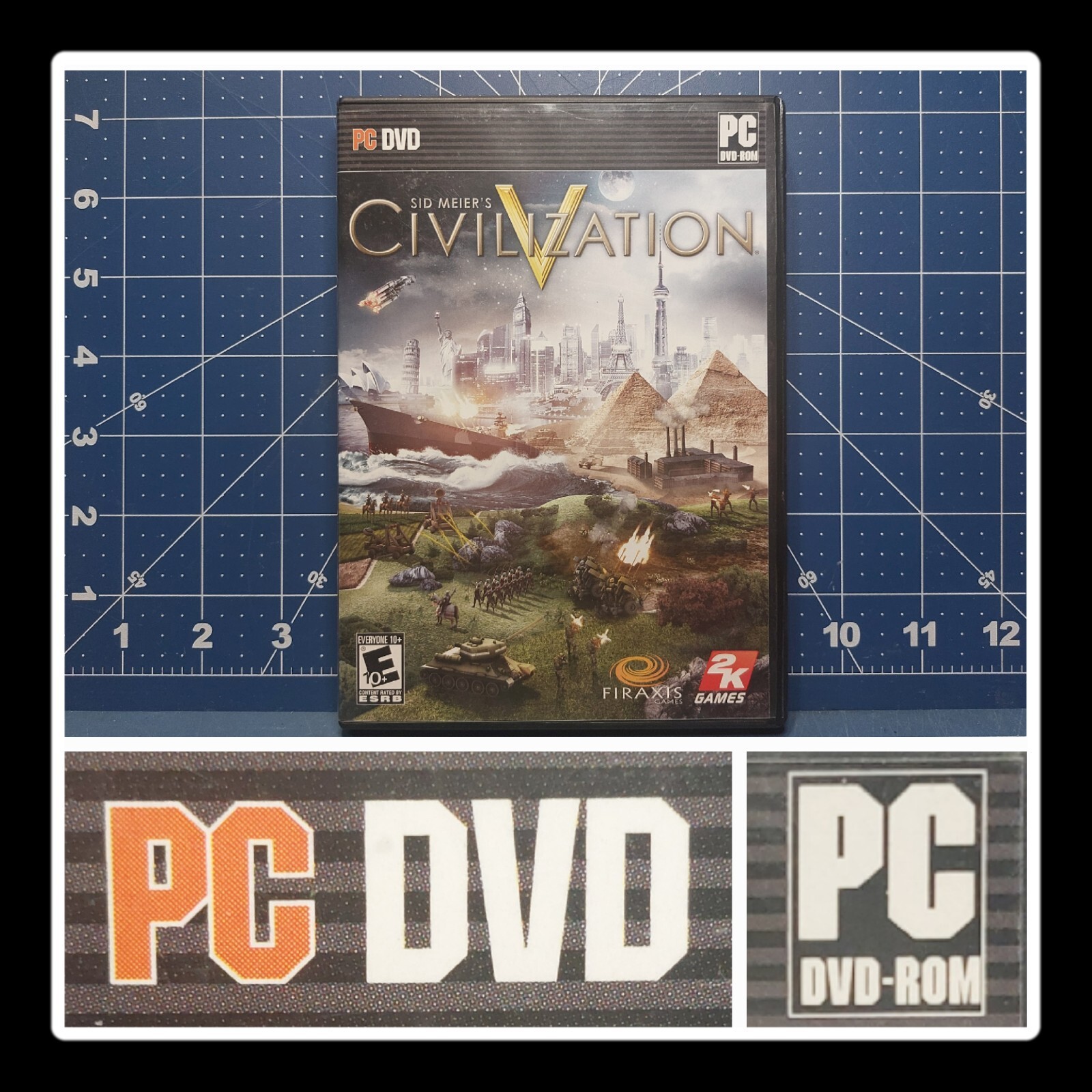 Sid Meier’s Civilization V – PC (2K Games, 2010) CIB Pre-Owned Tested Functional