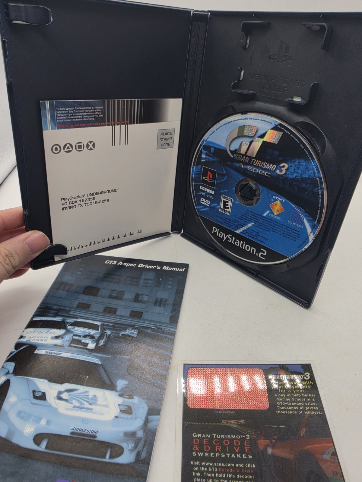 GRAN TURISMO 3 Playstation 2 Complete Mint Decode Insert Tested Ps2 1st Print