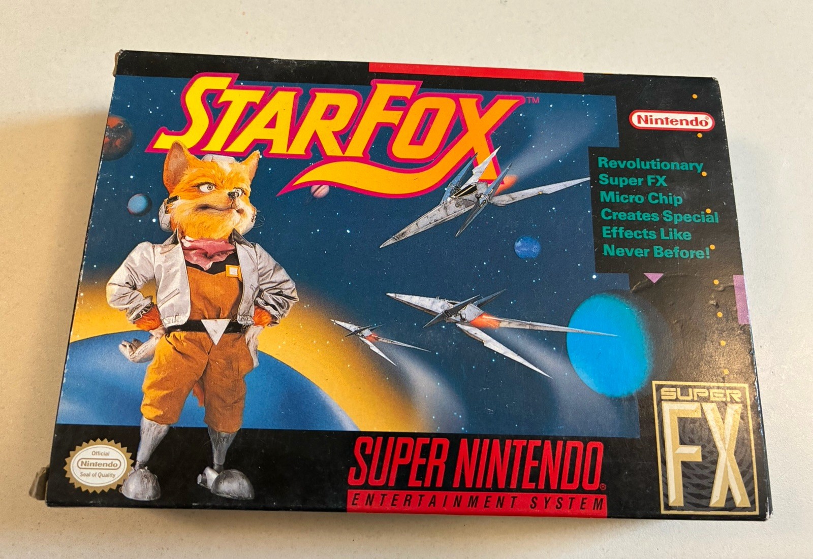 Star Fox (Super Nintendo, 1993) Authentic SNES Complete In Box CIB