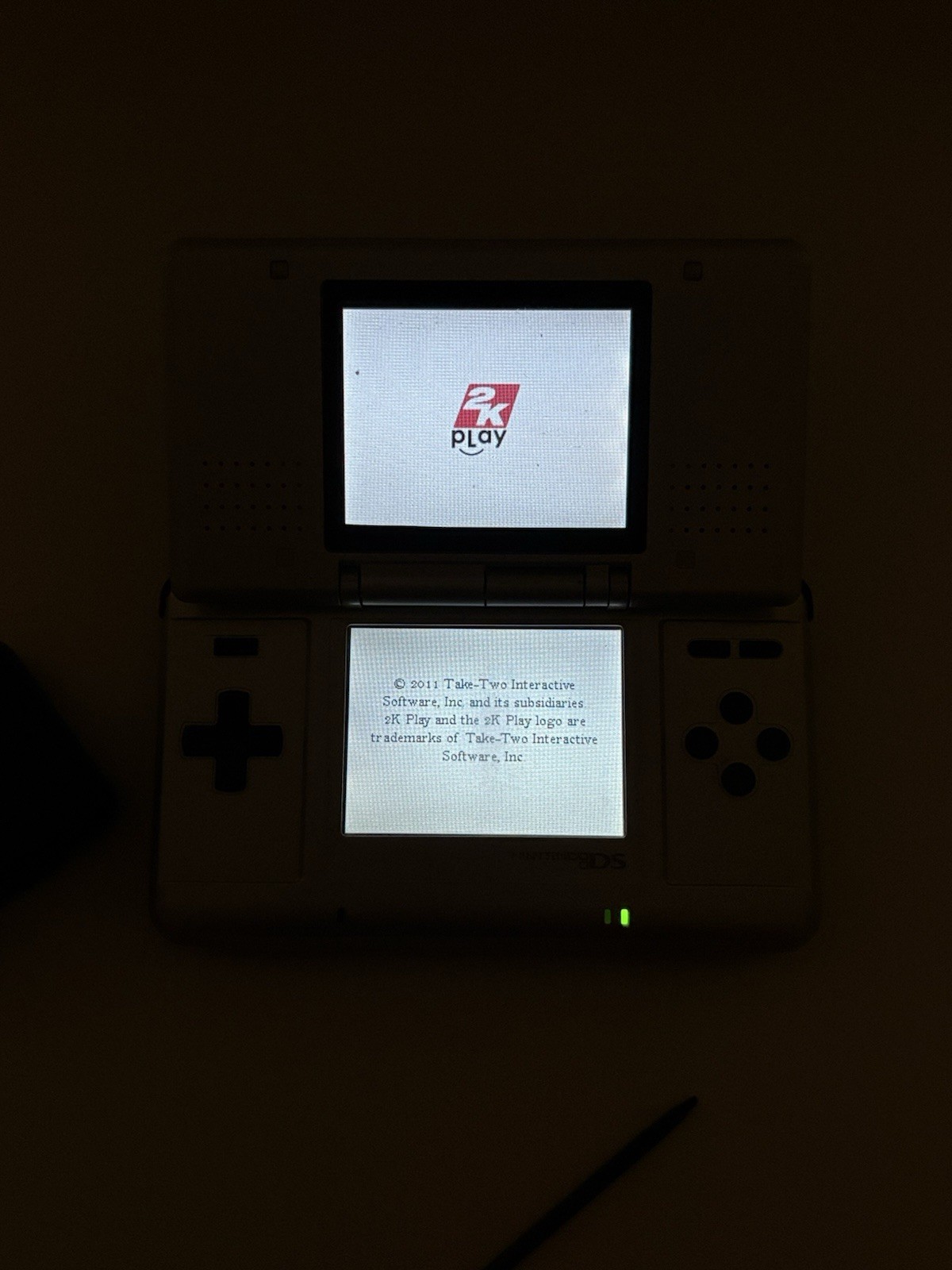 Nintendo DS Original NTR-001 Console – Titanium Silver & Charger – Tested Read!!