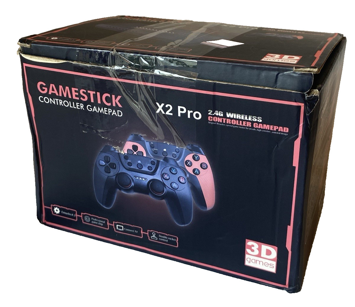 New Game Stick Controller Gamepad X2 Pro 2.4g 3D Games Wireless Gaming