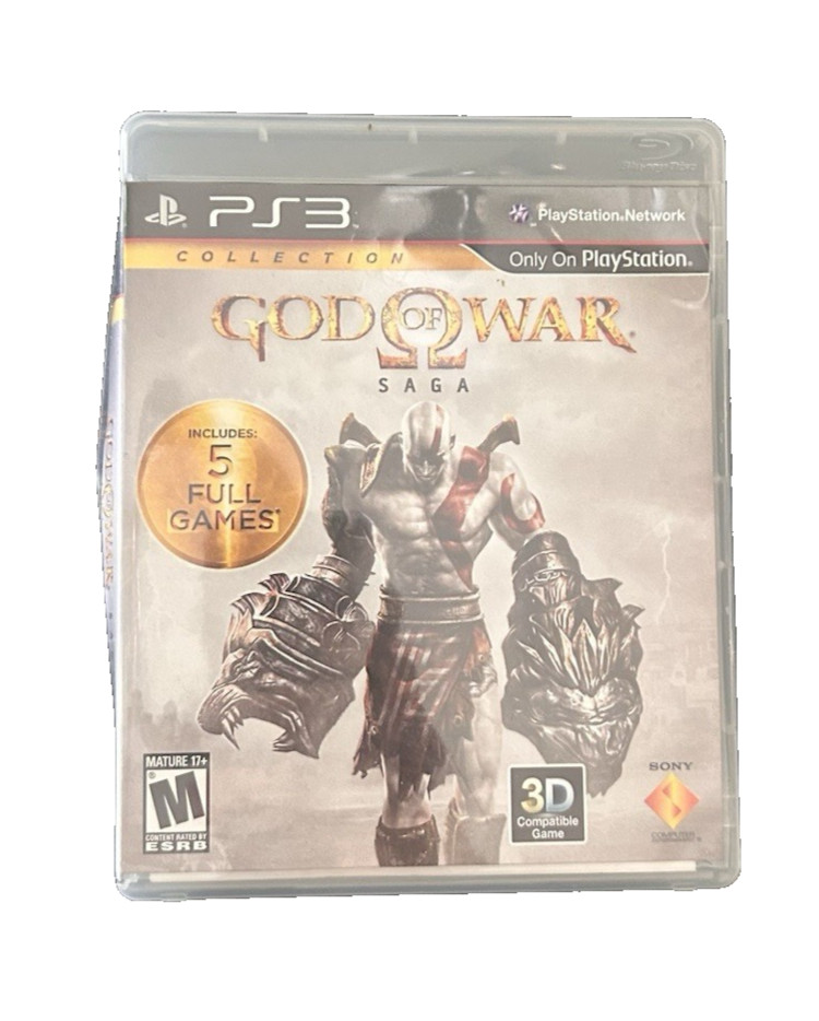 God of War Saga Sony PlayStation 3 PS3 2012 5-Game Collection Tested Bundle