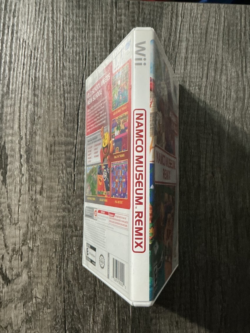 Namco Museum Remix (Nintendo Wii, 2007) Complete in Box Tested & Working!