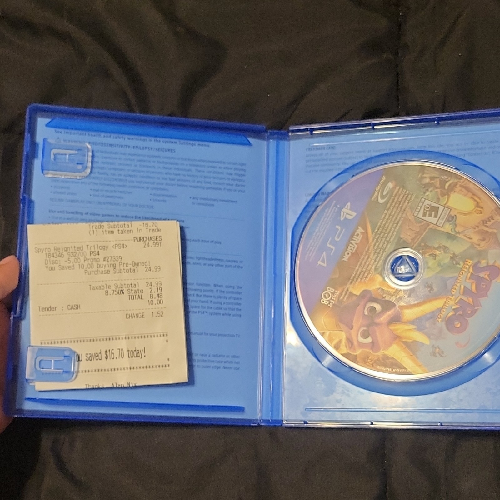 Activision Spyro Reignited Trilogy PS4 Spyro Series E10+ (Everyone 10+)