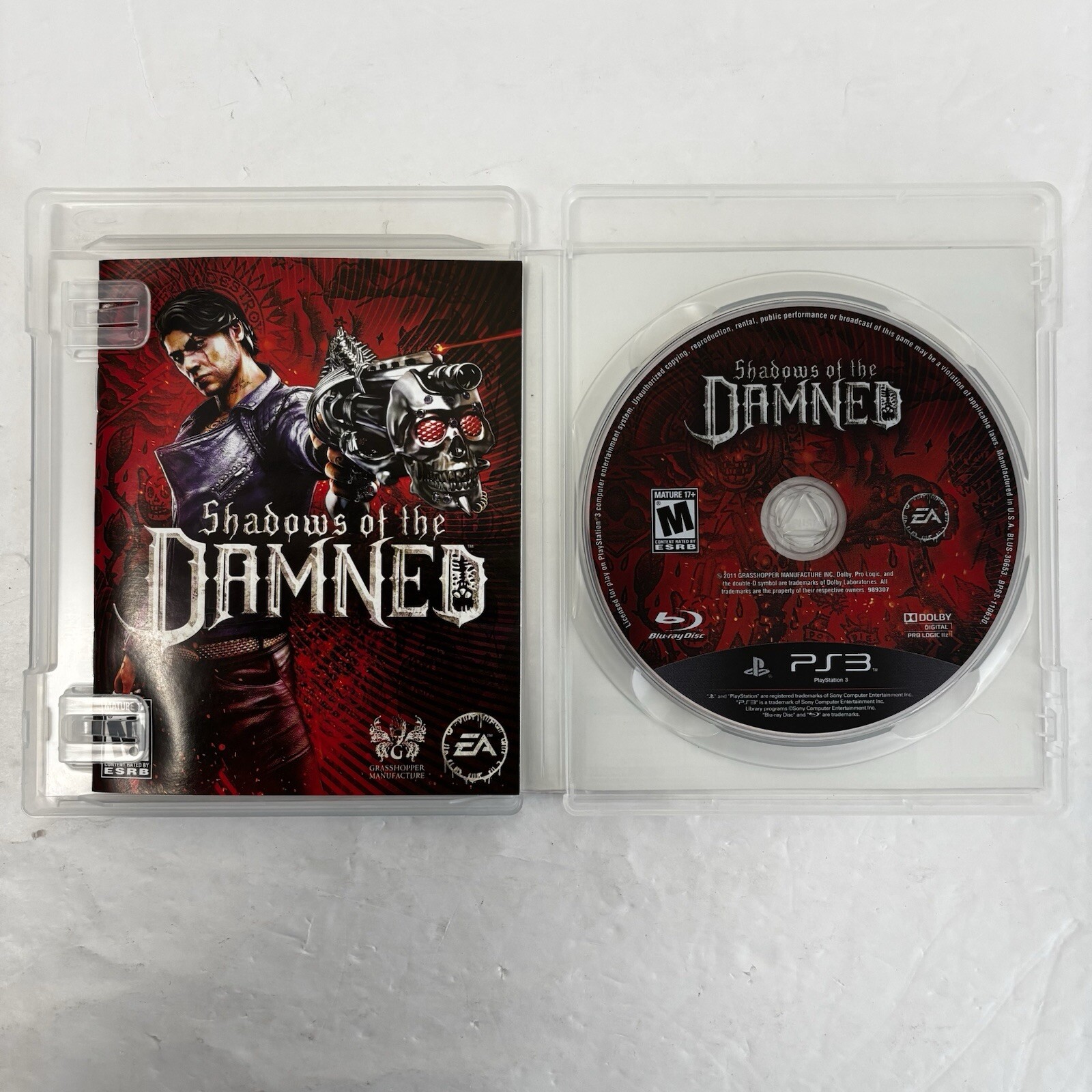 Shadows of the Damned (Sony PlayStation 3, PS3, 2011) Complete No Scratches