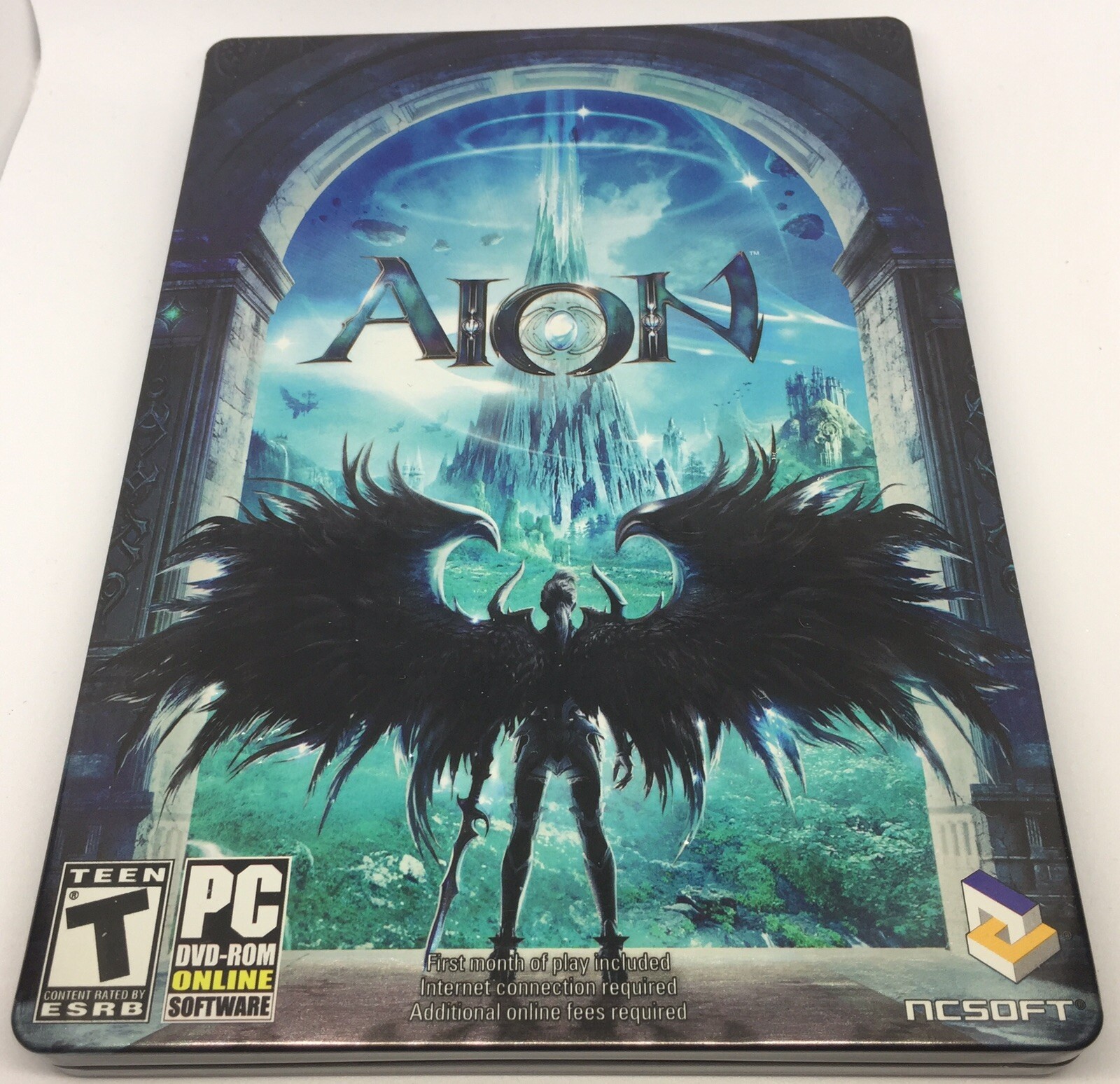 Aion MMORPG 2 Disc Steelcase No Code NC Soft 2009